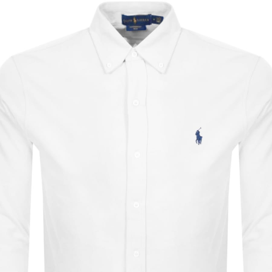 Alternative Image for ProductRalph Lauren Featherweight Mesh Shirt White2